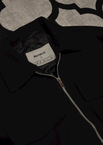 Siyah Fermuarlı Marrakech Erkek Ceket - Görsel 2