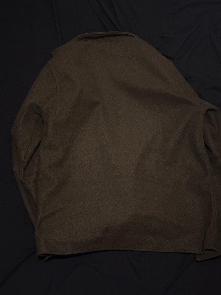 Düğmeli Haki Rahat Erkek Gömlek - Görsel 3