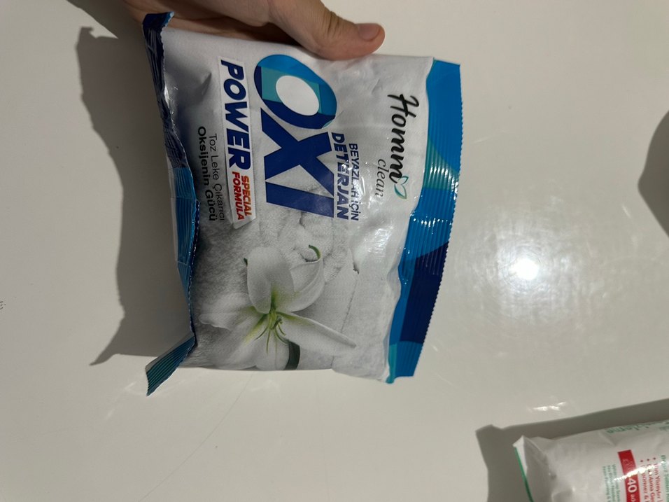 Homms Oxi Power Beyazlar İçin Toz Çamaşır Deterjanı - Görsel 2