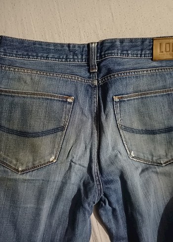Baggy eskitmeli vintage jean - Görsel 2
