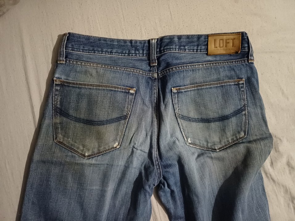 Baggy eskitmeli vintage jean - Görsel 2