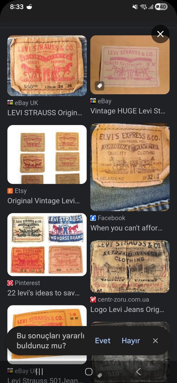 Levi's 501 vintage jean - Görsel 3