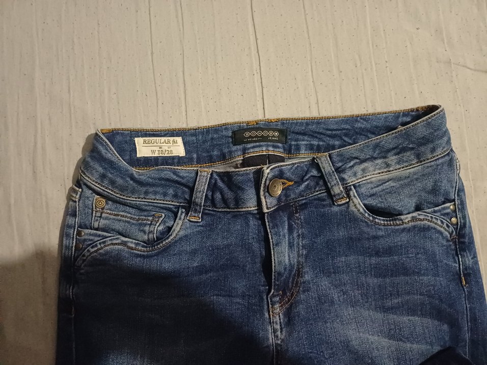 boru paça vintage jean - Görsel 2