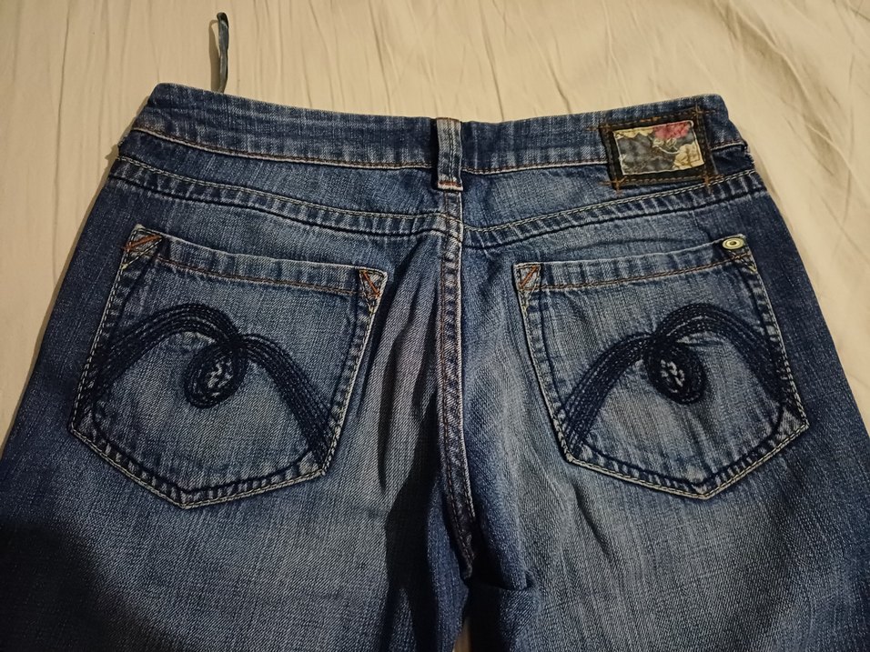 Vintage mavi jean - Görsel 3