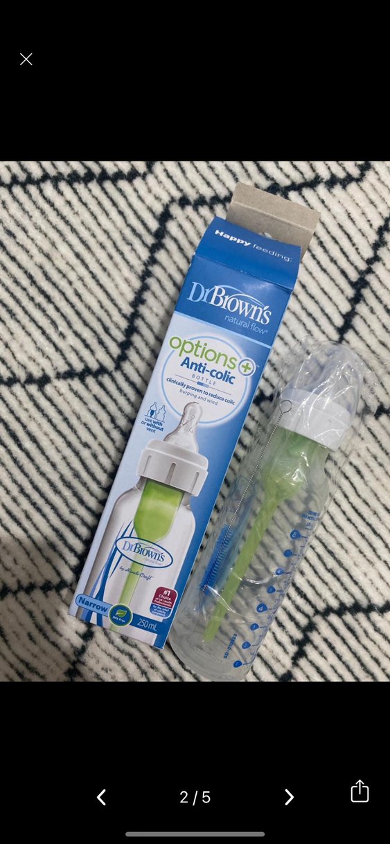 DrBrown's Options+ Beyaz Anti-Kolik Bebek Biberonu 250 ml - Görsel 2