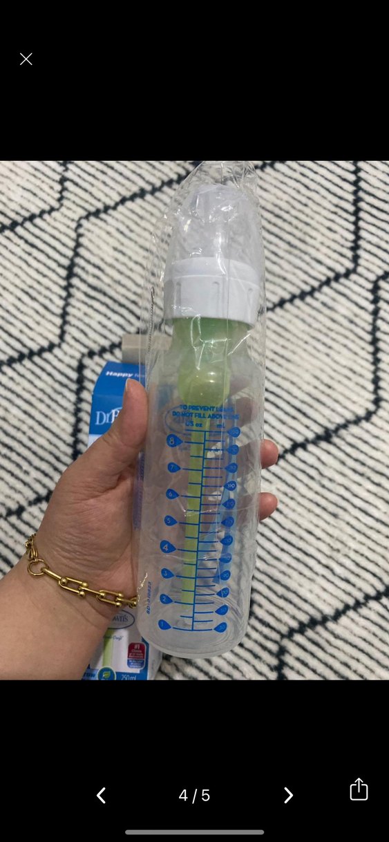 DrBrown's Options+ Beyaz Anti-Kolik Bebek Biberonu 250 ml - Görsel 4