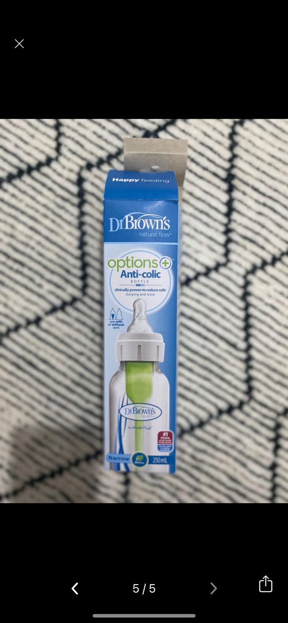 DrBrown's Options+ Beyaz Anti-Kolik Bebek Biberonu 250 ml - Görsel 5