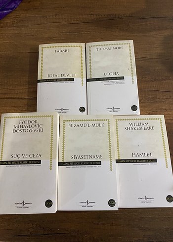 Suç ve Ceza, Siyasetname, Hamlet, İdeal Devlet, Utopia