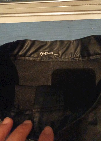 Kadın Siyah Deri etek - Görsel 3