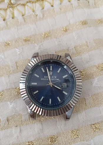 Gri Klasik Rolex Erkek Saati