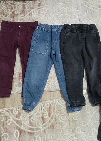 Erkek Çocuk Çok Renkli Rahat Kot Pantolon