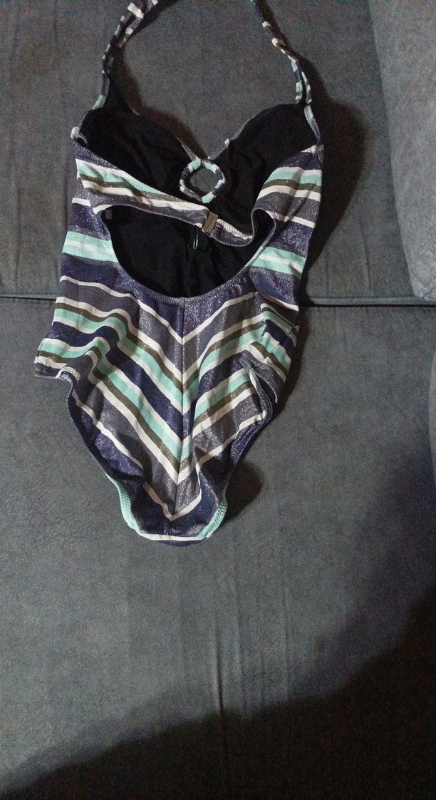 Çok Renkli Kadın Strappy Mayo - Görsel 3