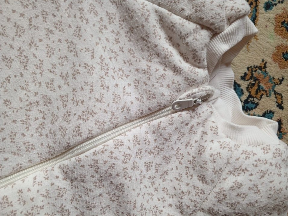 Gri Fermuarlı Bebek Kız Tulumu - Görsel 4