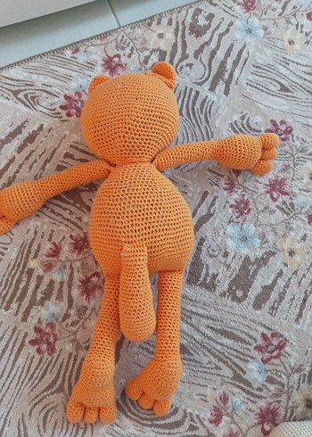 Diğer Turuncu Örgü Peluş Oyuncak