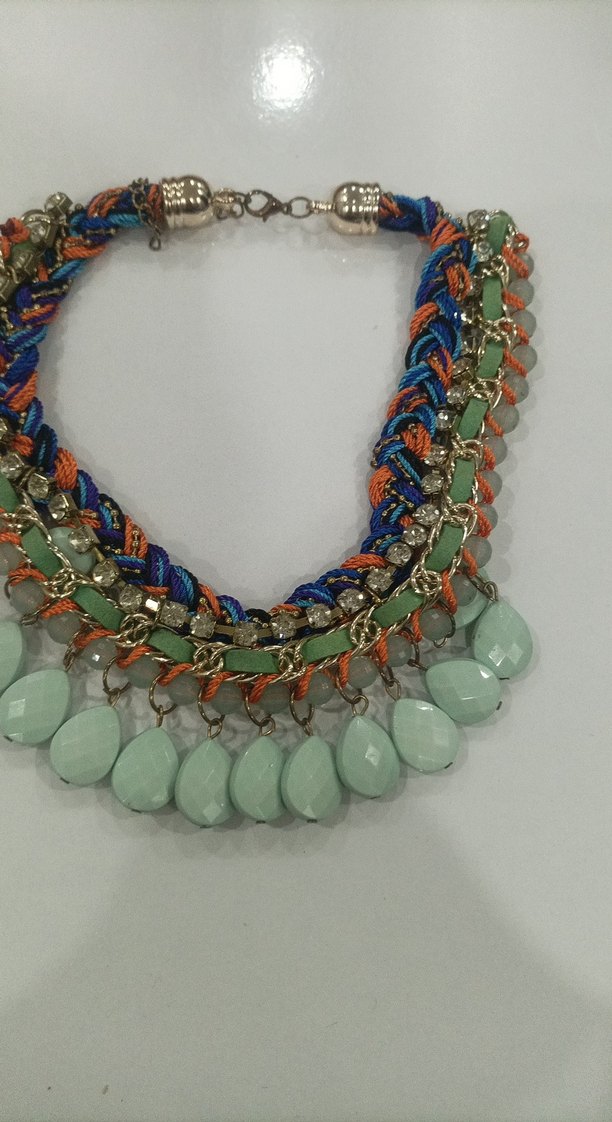 Renkli Boncuklu Bohem Uzun Kolye - Görsel 2