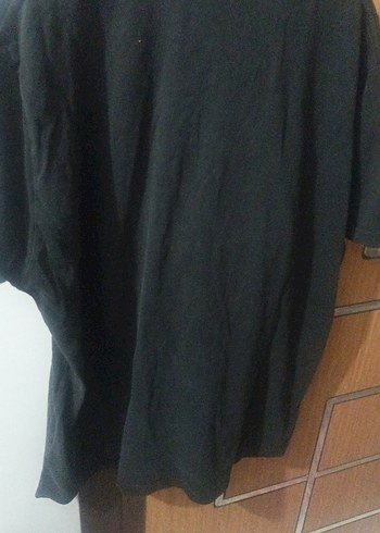 Erkek Siyah Pamuklu Tişört - Görsel 3