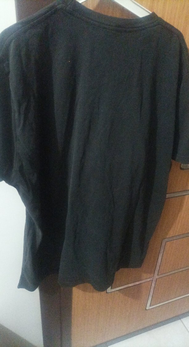 Erkek Siyah Pamuklu Tişört - Görsel 3