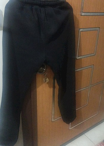 Erkek Çocuk Siyah Fermuarlı Eşofman Altı - Görsel 4