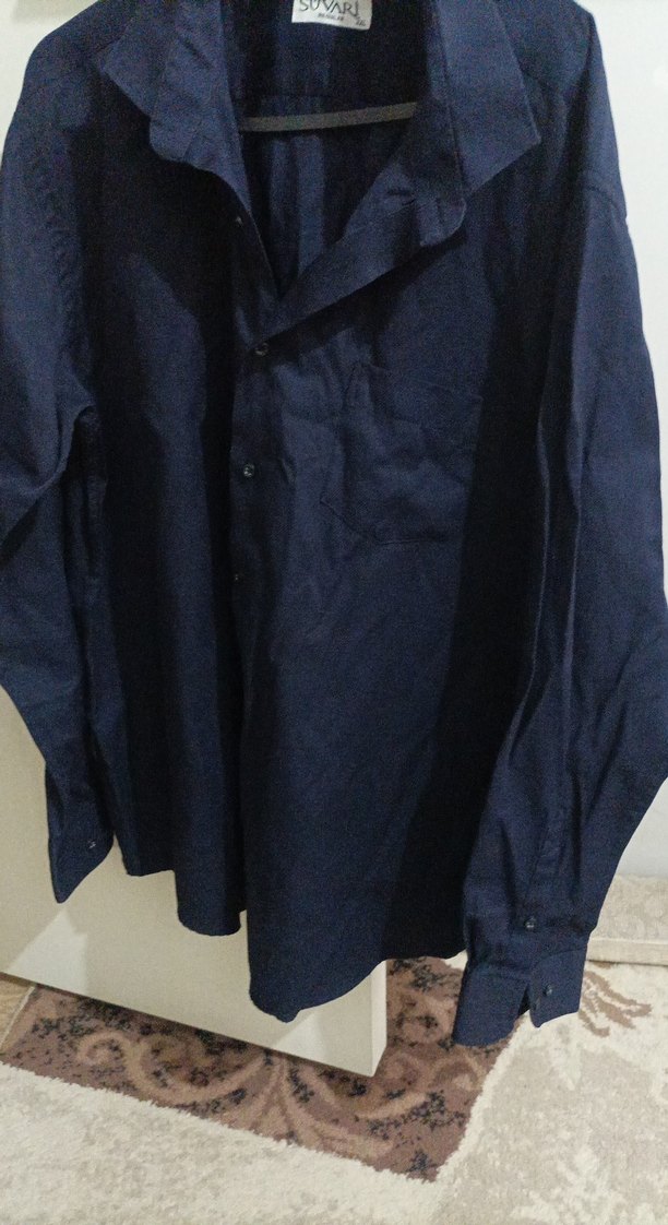 Uzun Kollu Siyah Erkek Gömlek - Görsel 3