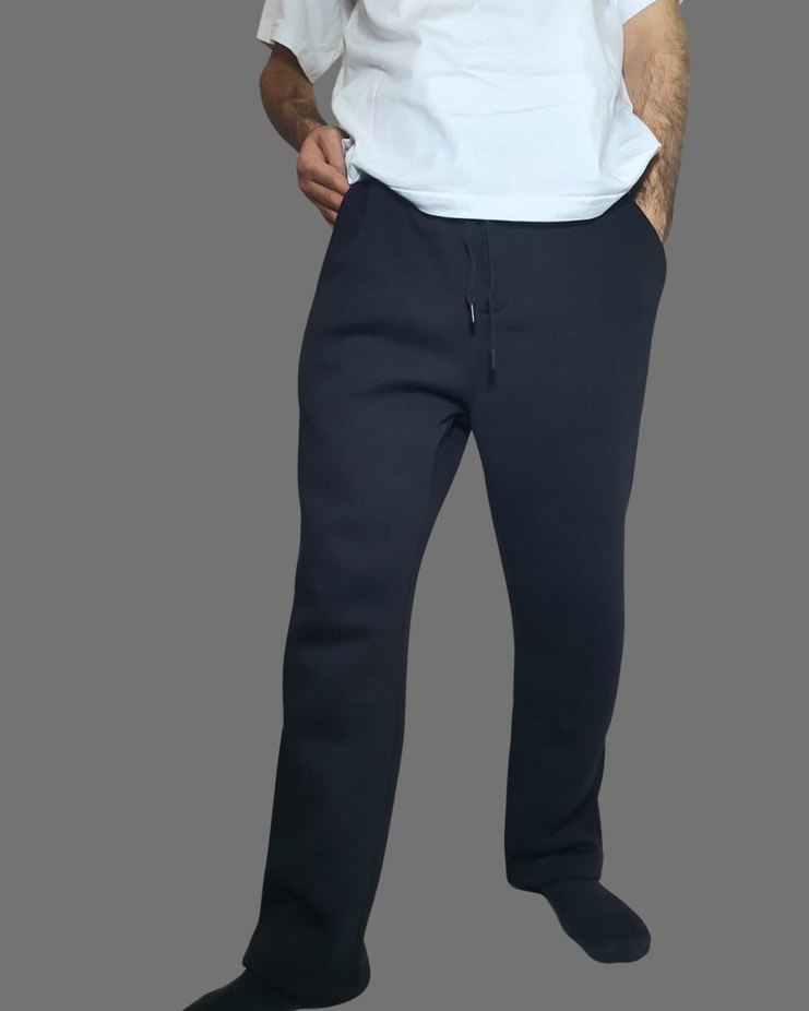 Lacivert Rahat Kesim Erkek Eşofman - Görsel 4