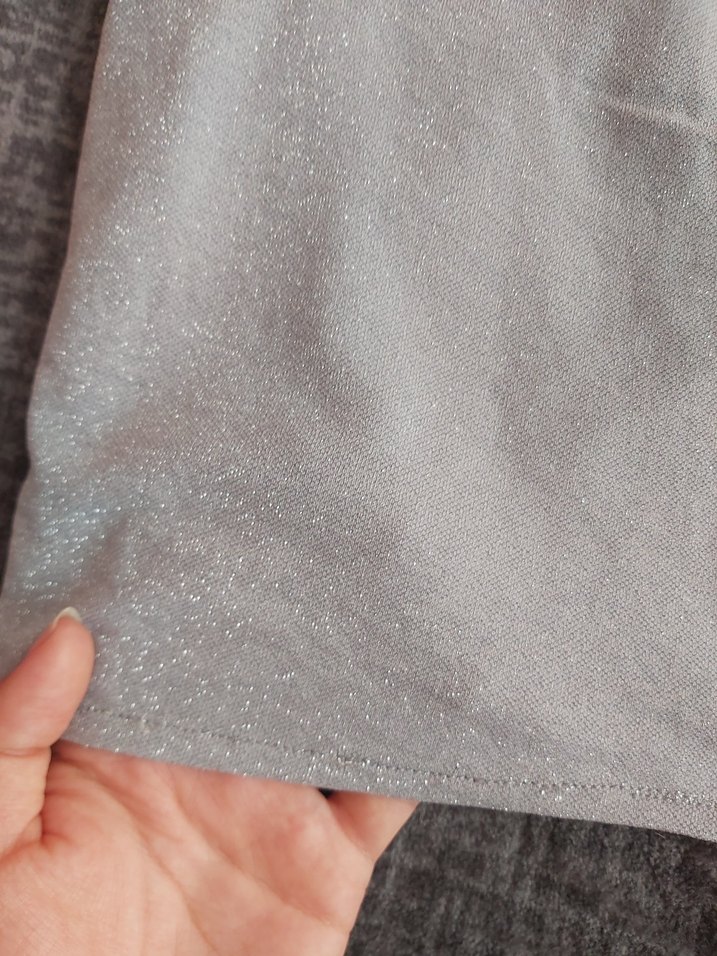 Gümüş İnce Askılı Mini Elbise - Görsel 4