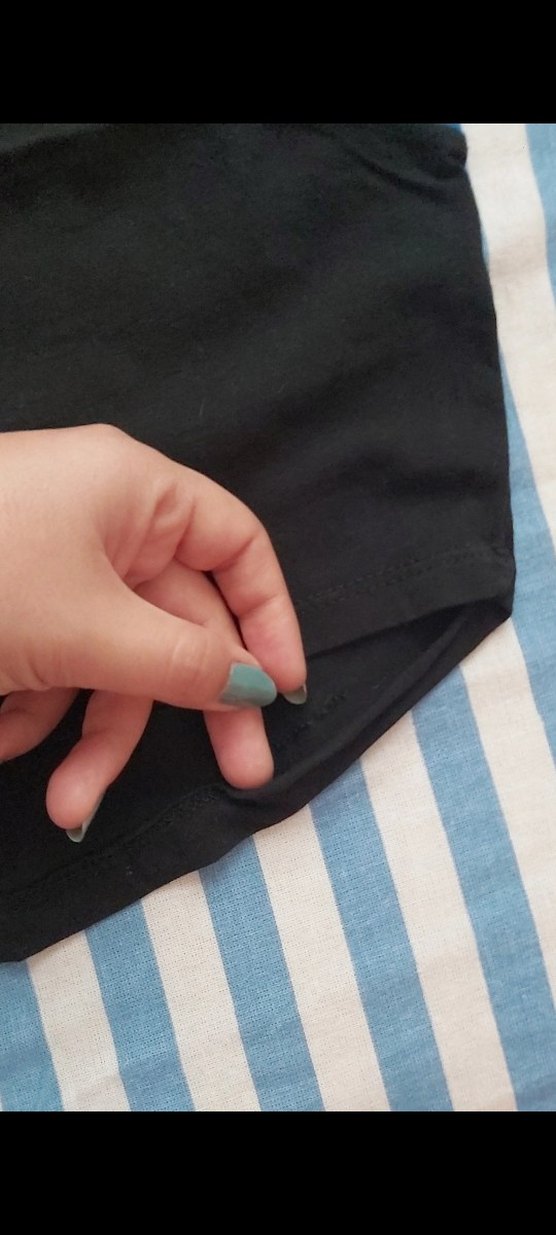 Mavi Siyah Pamuklu Atlet Kadın Spor - Görsel 5