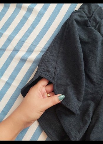 m Beden lacivert Renk Lacivert Mini Denim Şort
