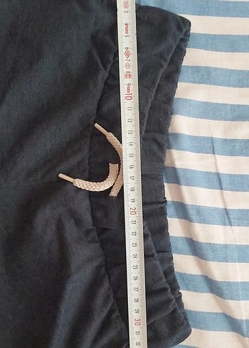 Lacivert Mini Denim Şort - Görsel 5