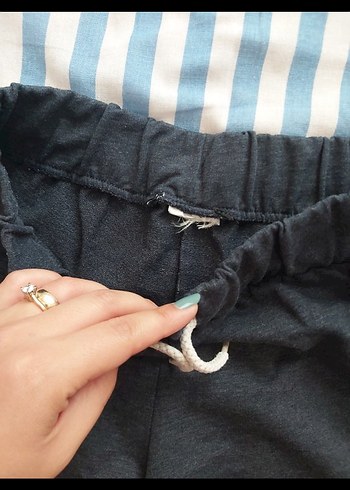m Beden Lacivert Mini Denim Şort