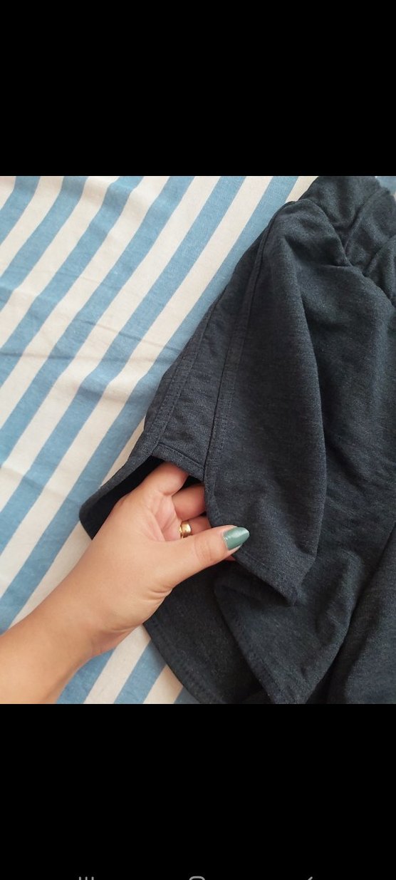 Lacivert Mini Denim Şort - Görsel 4