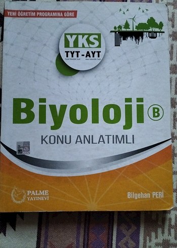Palme TYT-AYT Biyoloji Konu Anlatımlı Kitap