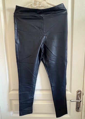 Kadın Deri Dar Kesim Pantolon Penti Xl - Görsel 2