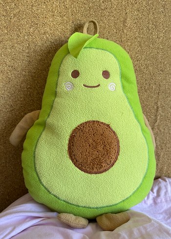 Renkli Yeşil Avokado Peluş Oyuncak - Görsel 2