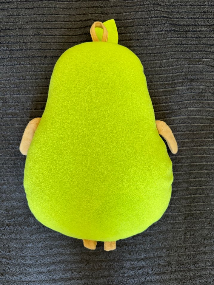 Renkli Yeşil Avokado Peluş Oyuncak - Görsel 3