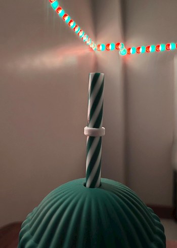 Orjinal Starbucks Bearista Cam Bardak Pipetli - Görsel 7