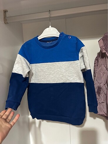 Erkek bebek sweatshirt