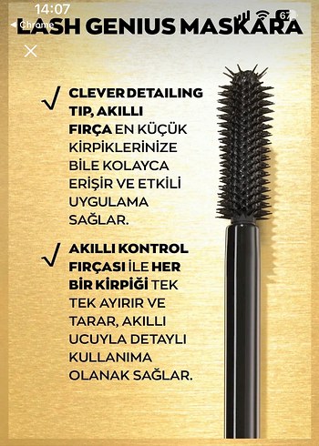 Avon Shgenius Altın Maskara - Görsel 2