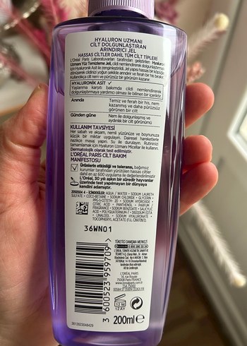 L'Oréal Hyaluron Uzmanı Temizleme Jeli - Görsel 3