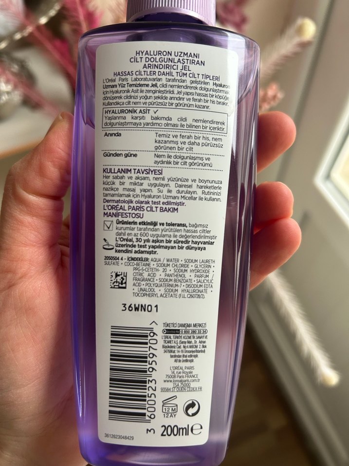 L'Oréal Hyaluron Uzmanı Temizleme Jeli - Görsel 3