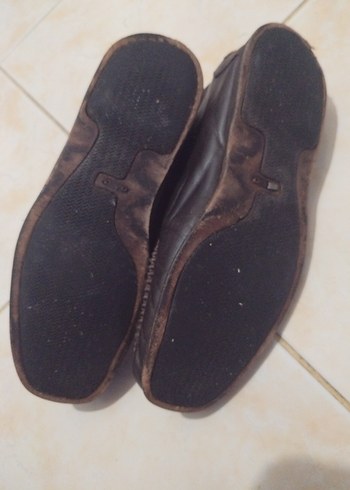 Lacoste erkek deri yarım bot 44 kahverengi - Görsel 7