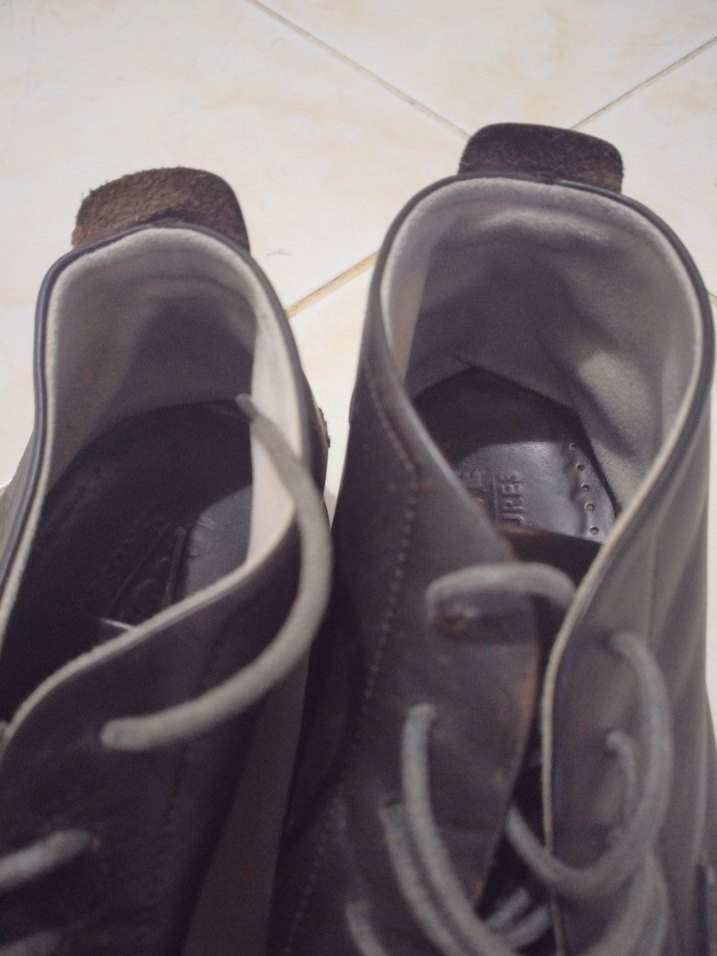 Lacoste erkek deri yarım bot 44 kahverengi - Görsel 5