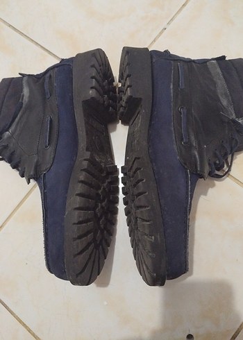 Erkek Lacivert Süet deri Günlük Bot 43 - Görsel 3