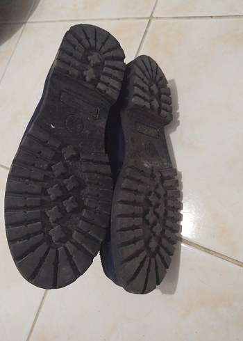 Erkek Lacivert Süet deri Günlük Bot 43 - Görsel 6