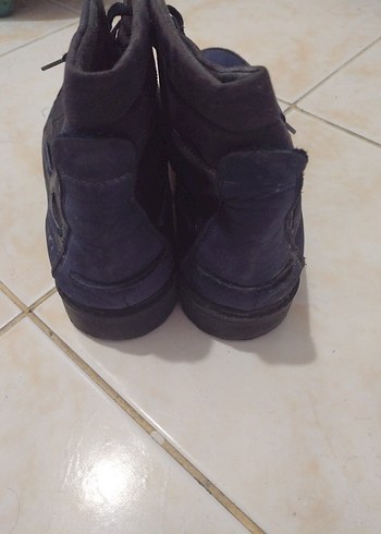 Erkek Lacivert Süet deri Günlük Bot 43 - Görsel 5