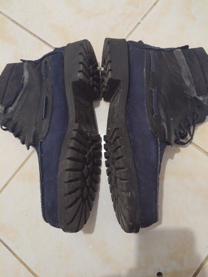 Erkek Lacivert Süet deri Günlük Bot 43 - Görsel 3