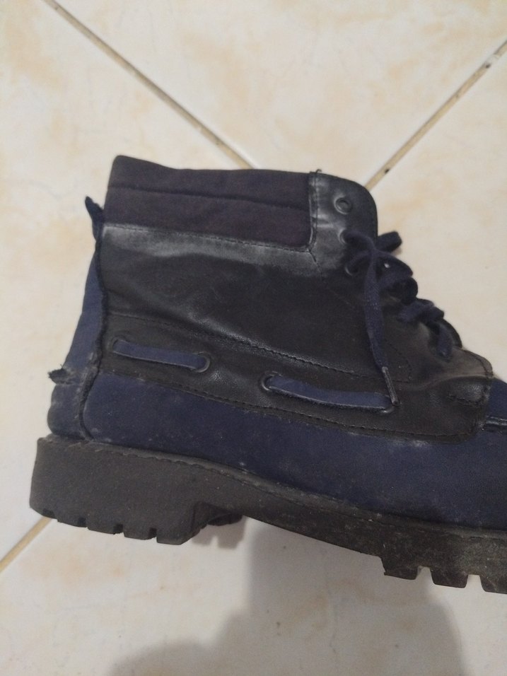 Erkek Lacivert Süet deri Günlük Bot 43 - Görsel 2