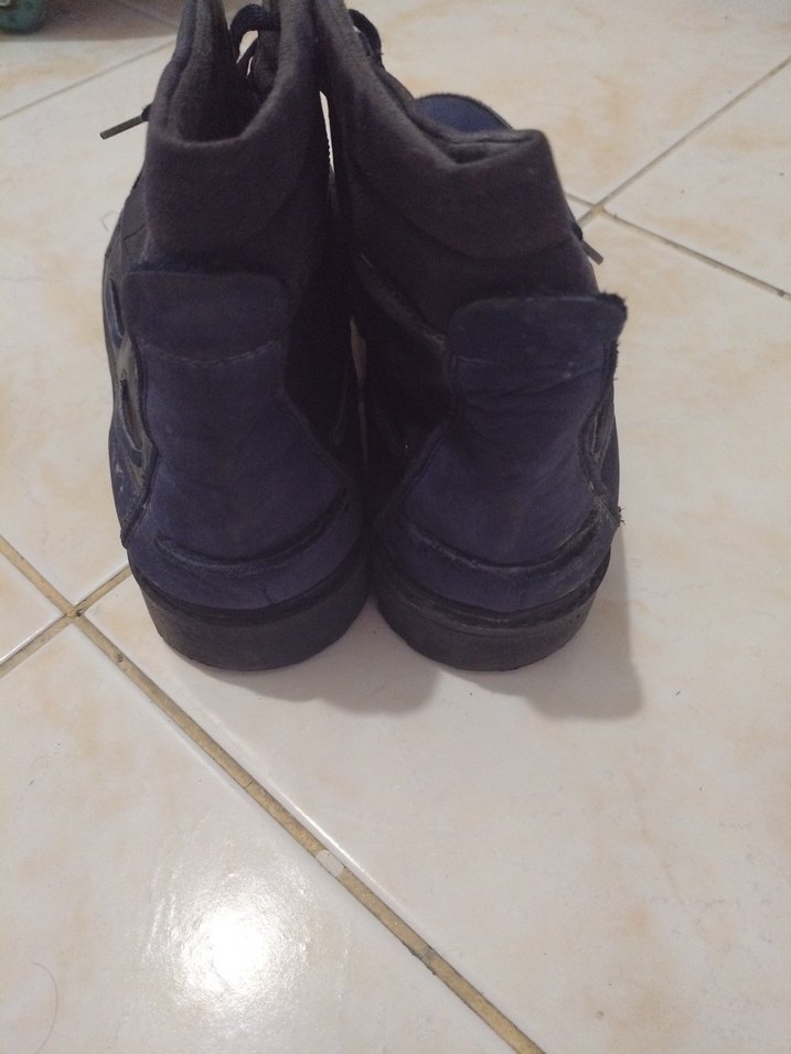 Erkek Lacivert Süet deri Günlük Bot 43 - Görsel 5