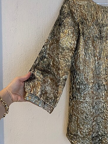 Zara Gold elbise