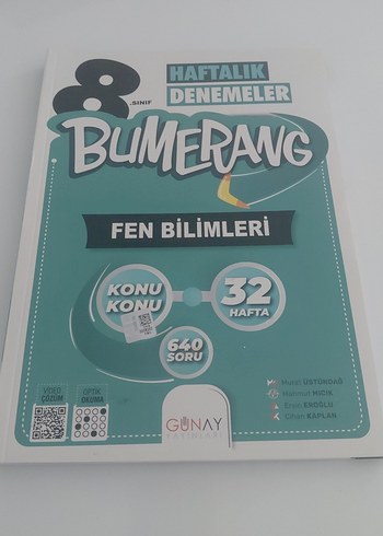 8. Sınıf Fen Bilimleri 32 Haftalık Denemeler Kitabı