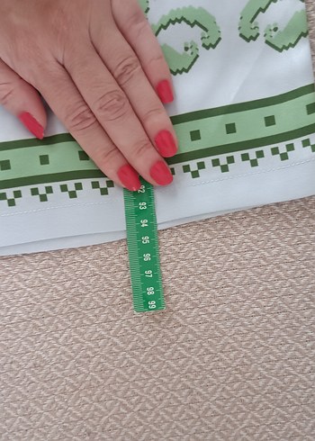 Shein Marka Yeşil Nakışlı Salaş Kadın Takım - Görsel 3